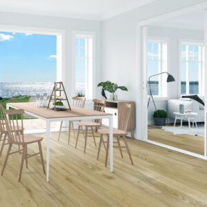 Casa de La Playa Cascara Engineered Hardwood Room Scene