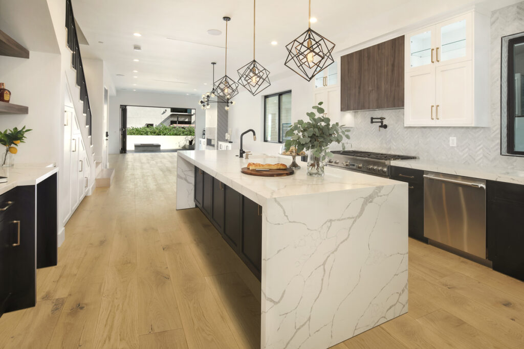 Cottage Sand Engineered Hardwood Room Scene